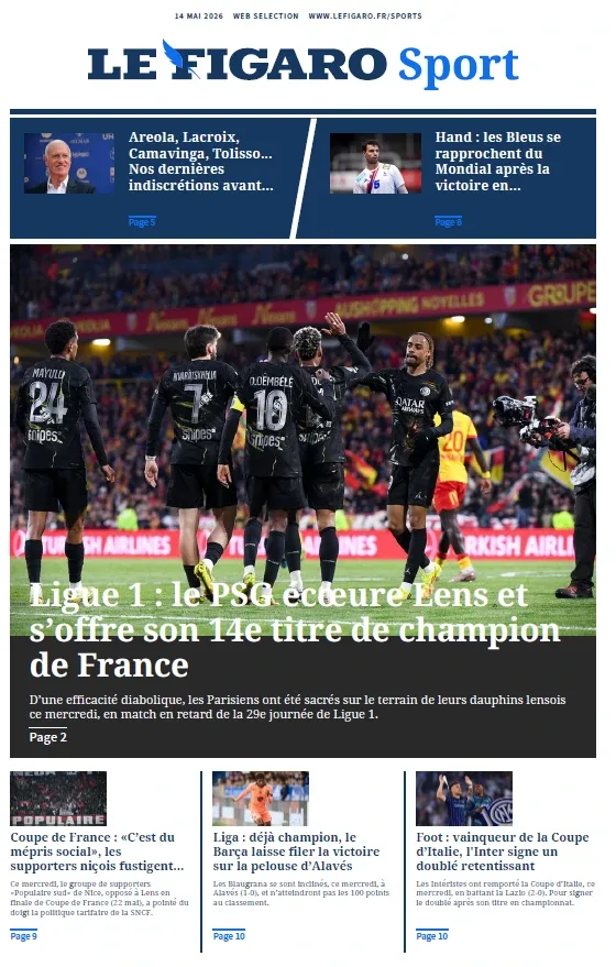Le Figaro Sport (14 Mai 2026)