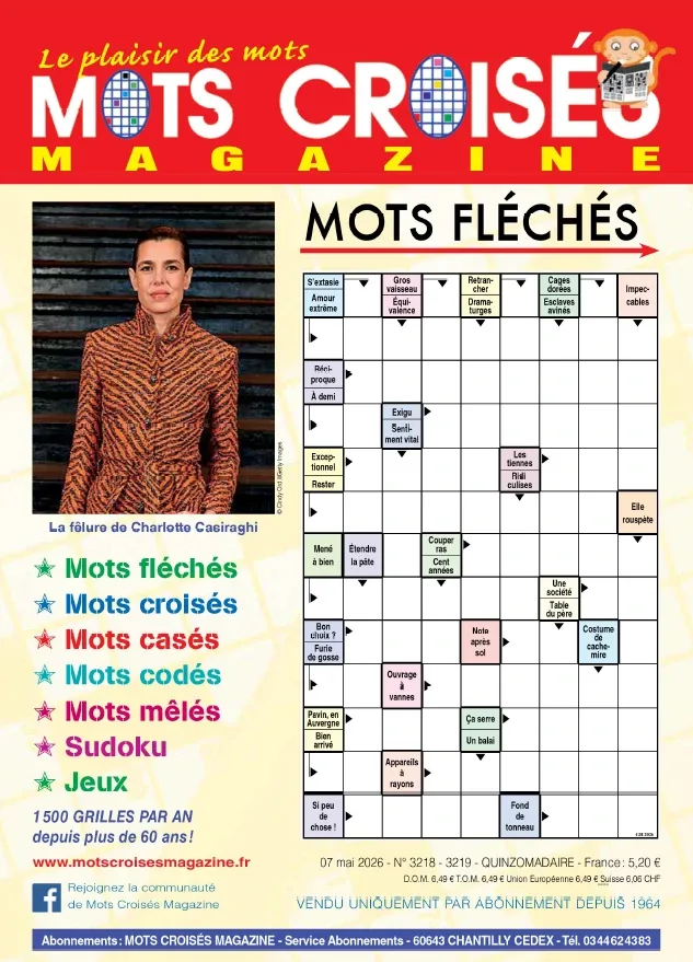 Mots Croisés Magazine N°3218 (7 Mai 2026)
