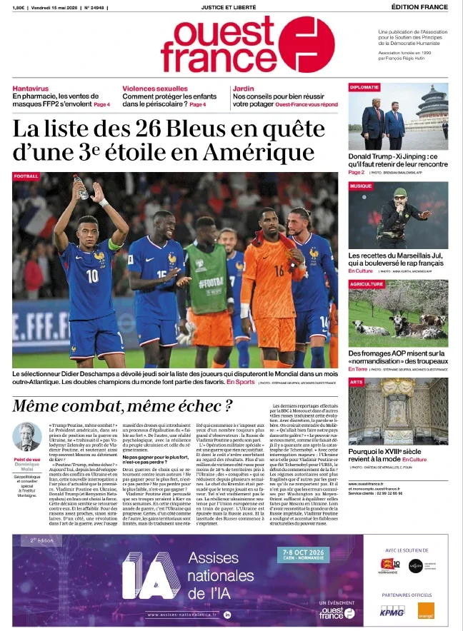 Ouest-France (15 Mai 2026)