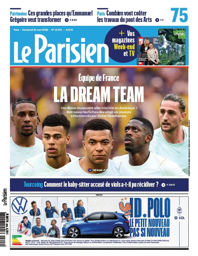 Le Parisien (15 Mai 2026)