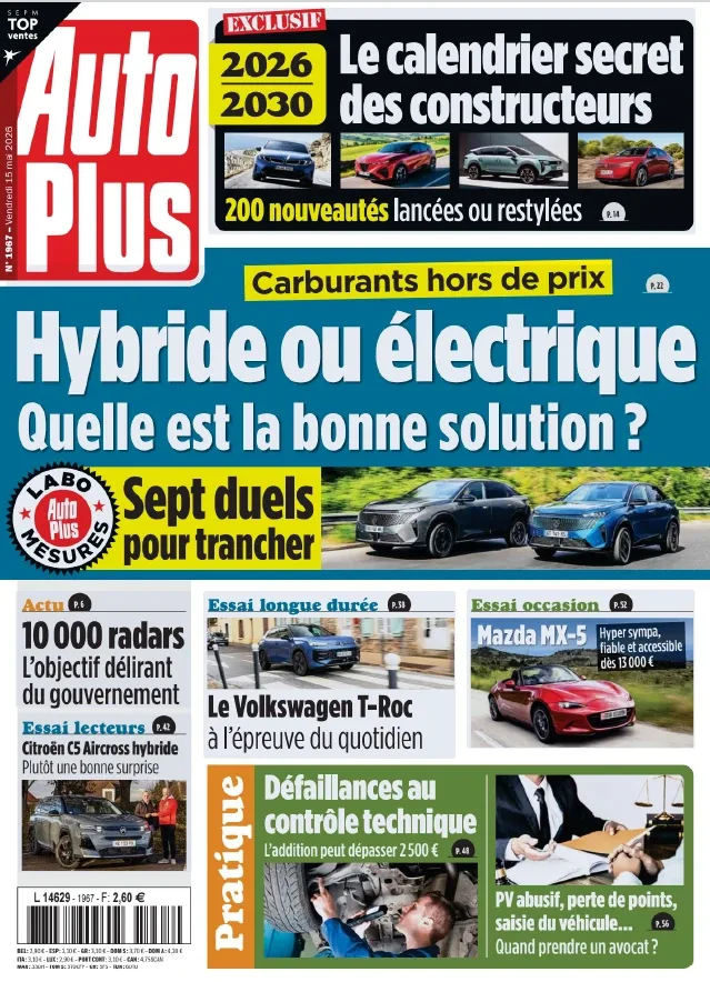1001Ebooks - Auto Plus N°1967 (15 Mai 2026) Auto Plus N°1967 (15 Mai 2026)