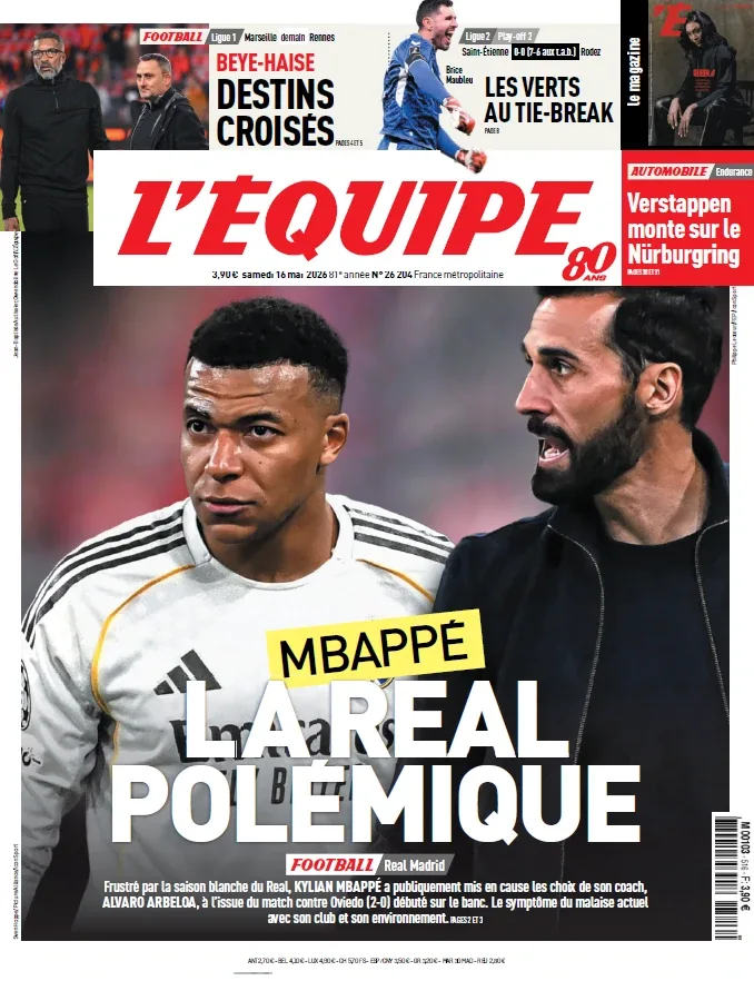 L’Équipe (16 Mai 2026)
