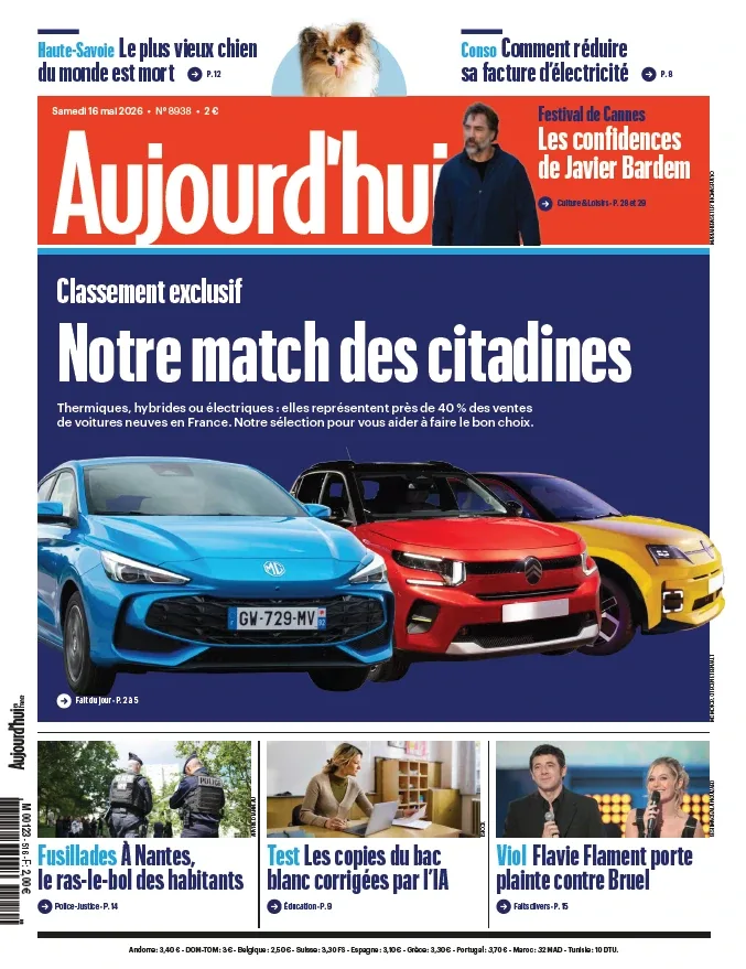 Aujourd’hui en France (16 Mai 2026)