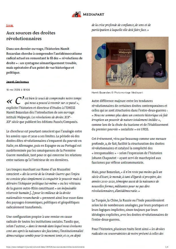 Mediapart (16 Mai 2026)