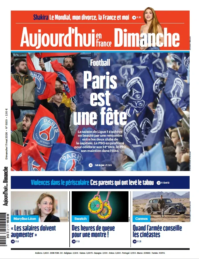 Aujourd’hui en France (17 Mai 2026)