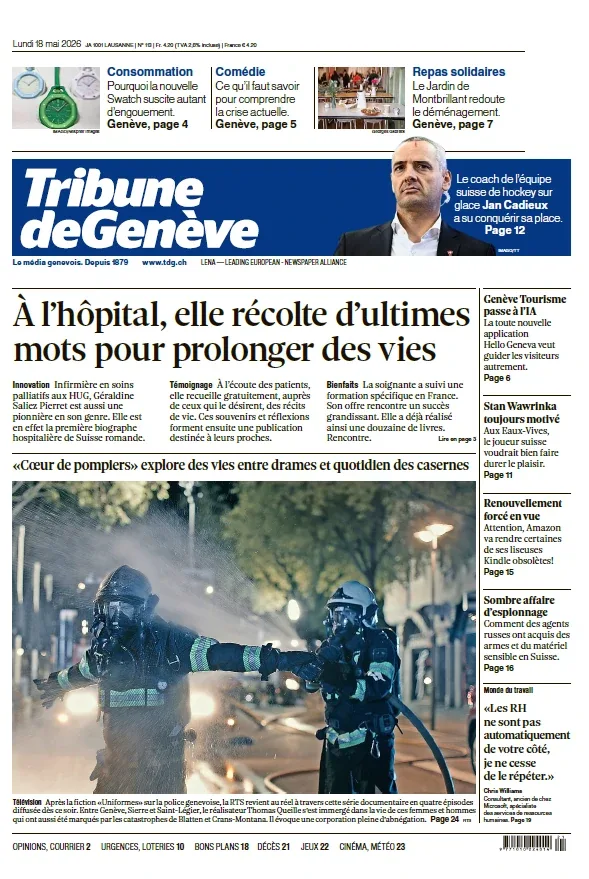 Tribune de Genève (18 Mai 2026)