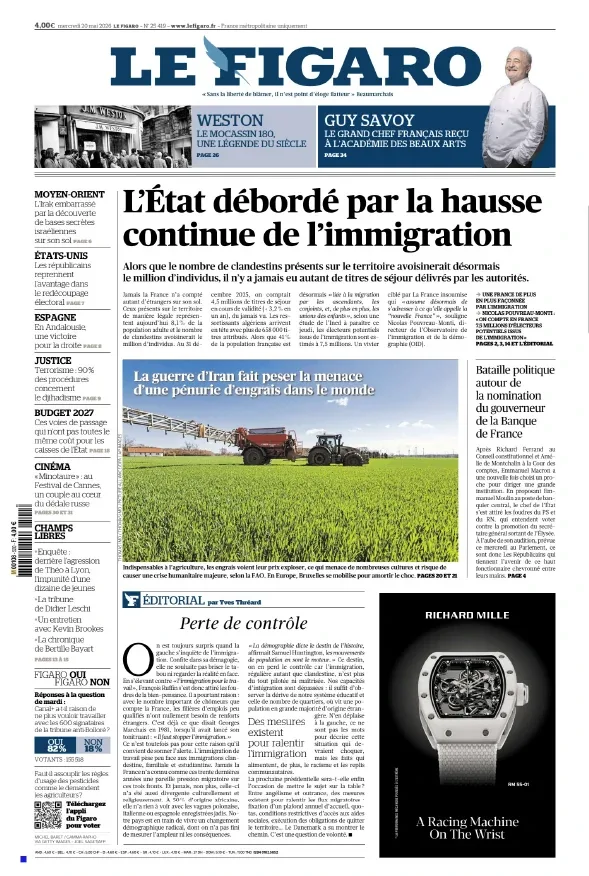 Le Figaro (20 Mai 2026)