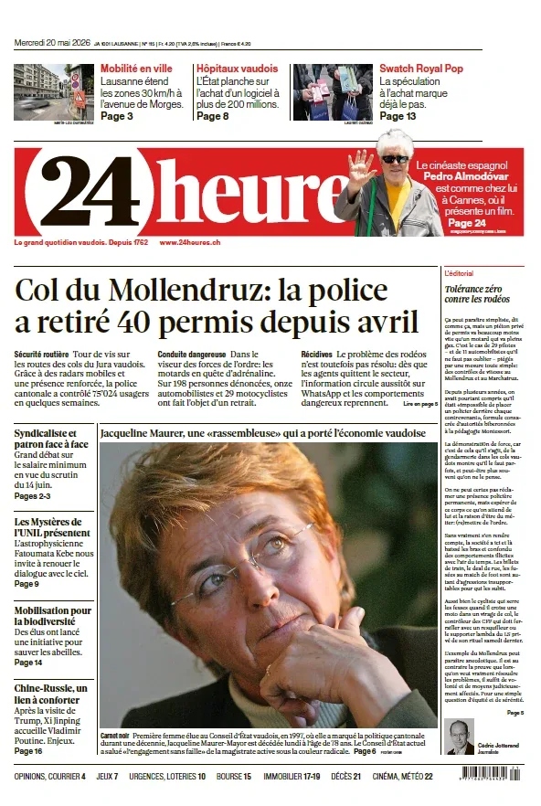 24 Heures (20 Mai 2026)