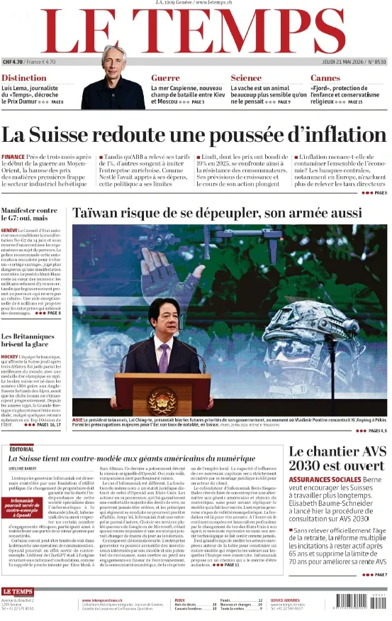 Le Temps (21 Mai 2026)