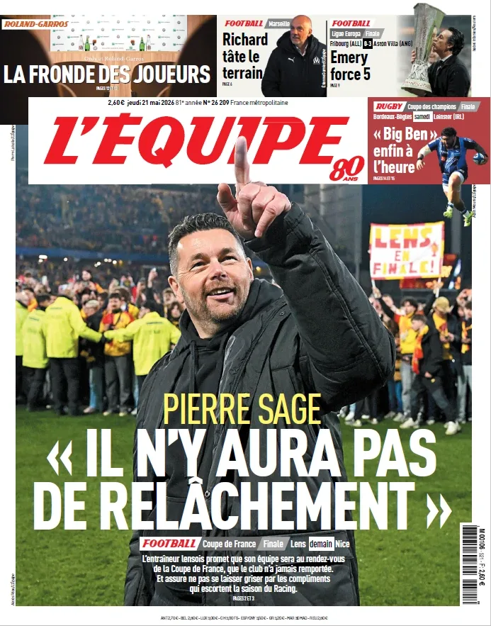 L’Équipe (21 Mai 2026)