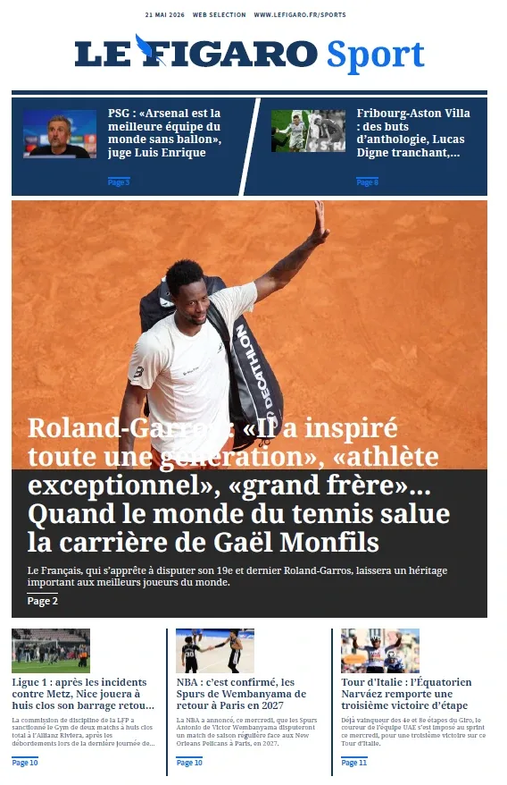 Le Figaro Sport (21 Mai 2026)