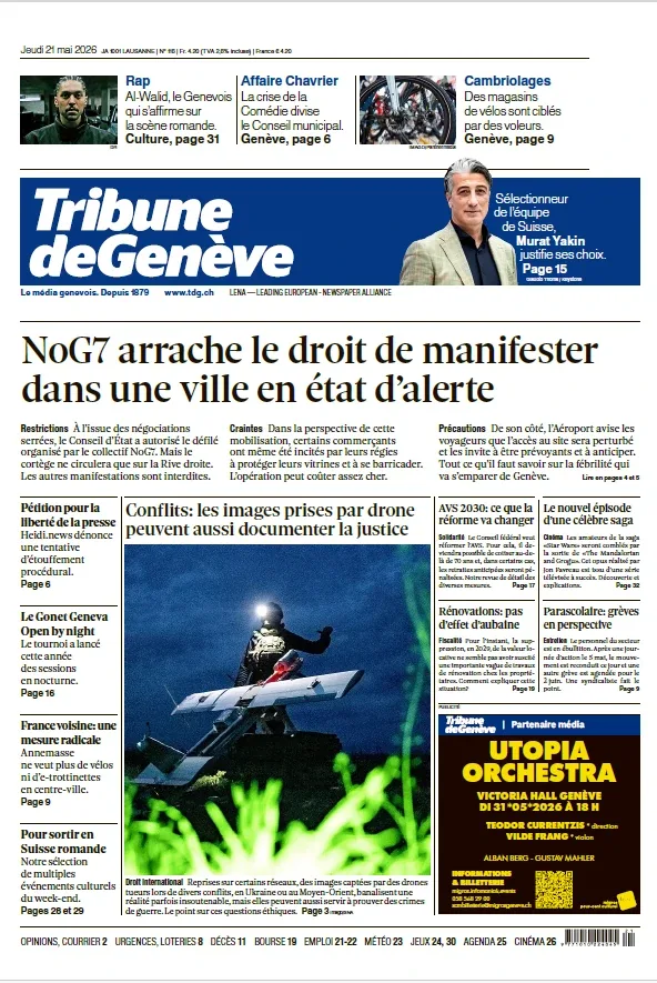 Tribune de Genève (21 Mai 2026)