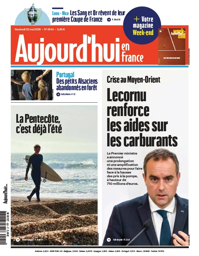 Aujourd’hui en France (22 Mai 2026)