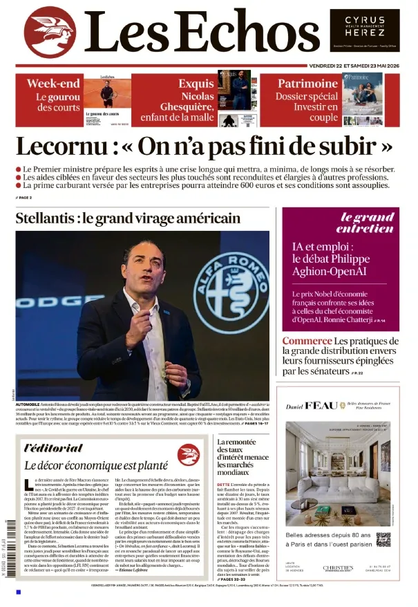 Les Échos (22-23 Mai 2026)