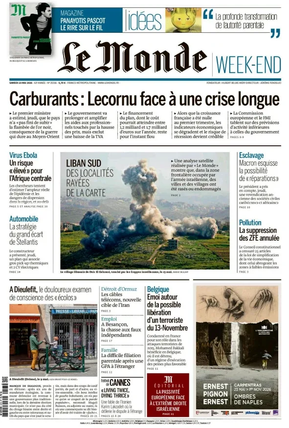 Le Monde (23 Mai 2026)