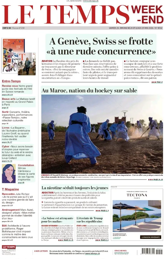 Le Temps (23-24-25 Mai 2026)