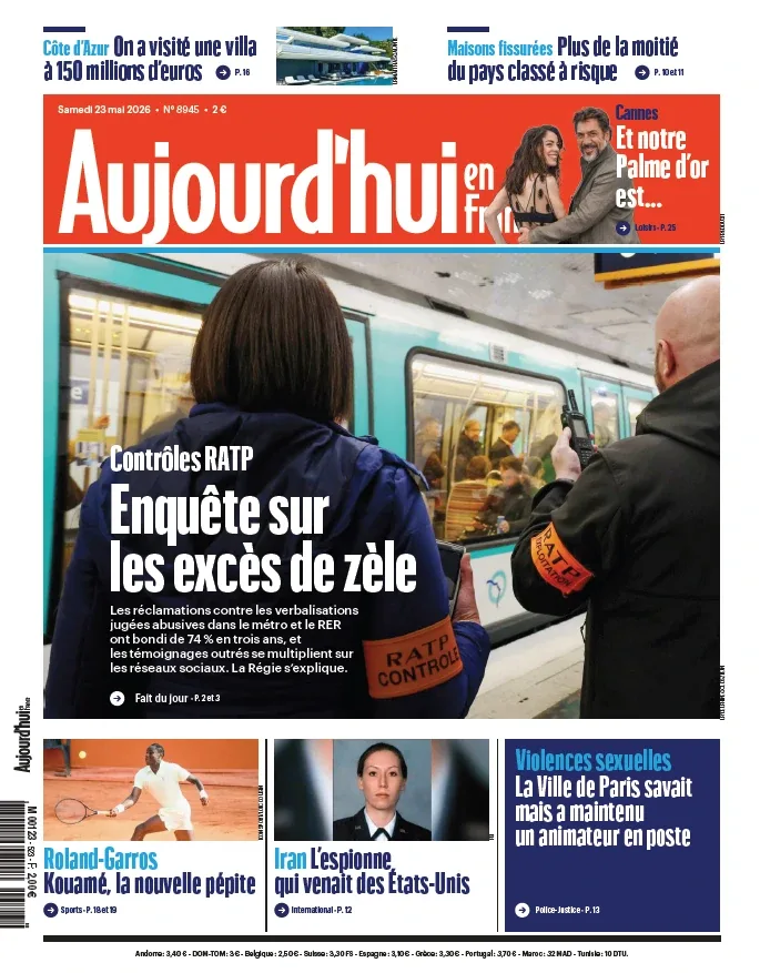 Aujourd’hui en France (23 Mai 2026)
