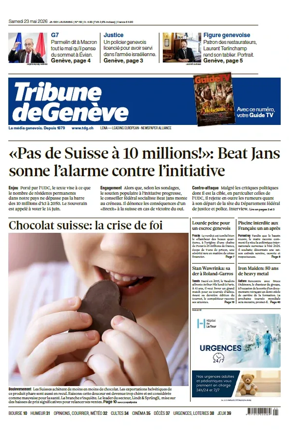 Tribune de Genève (23 Mai 2026)