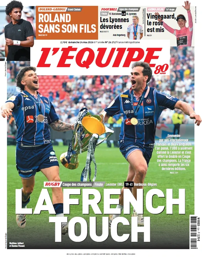 L’Équipe (24 Mai 2026)