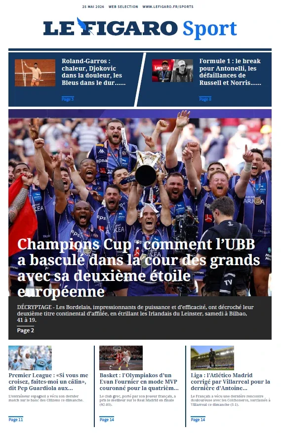Le Figaro Sport (25 Mai 2026)