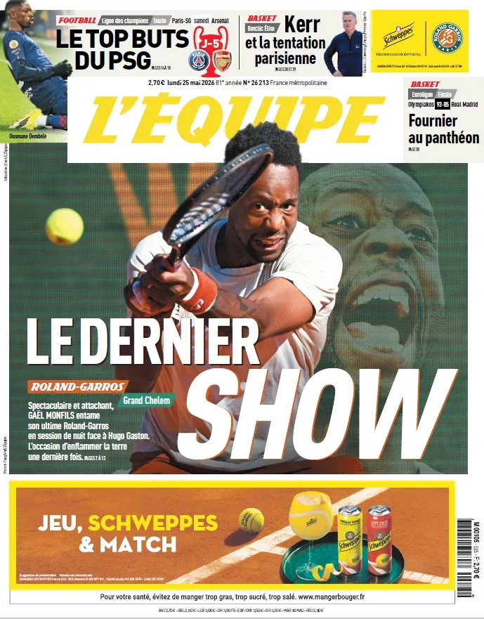 L’Équipe (25 Mai 2026)