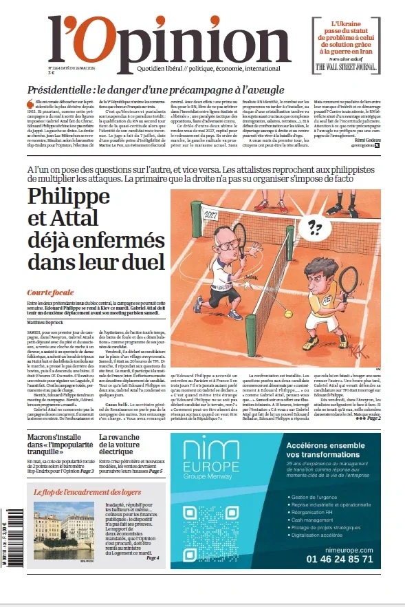 L’Opinion (26 Mai 2026)