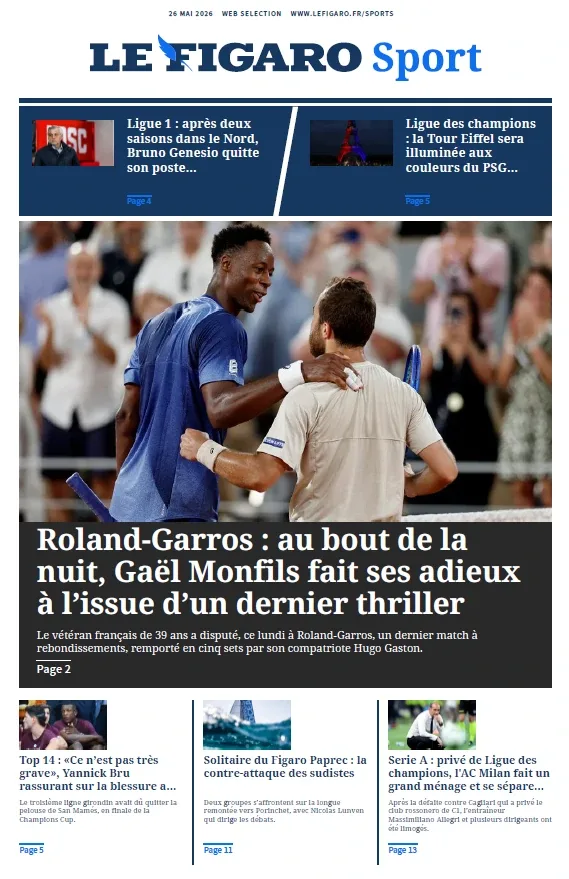 Le Figaro Sport (26 Mai 2026)