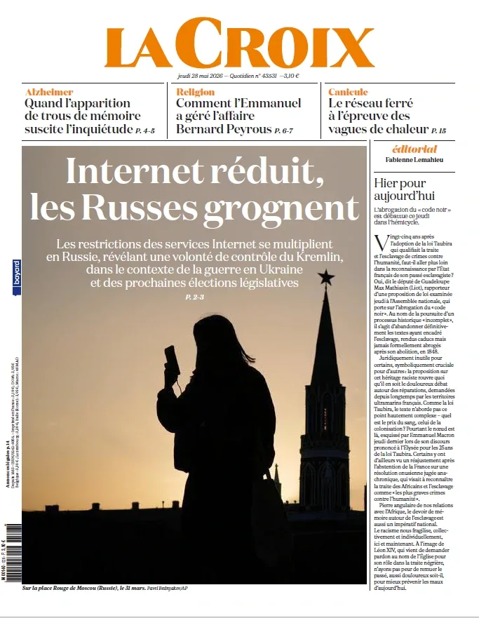 La Croix (28 Mai 2026)