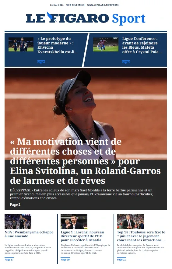Le Figaro Sport (28 Mai 2026)