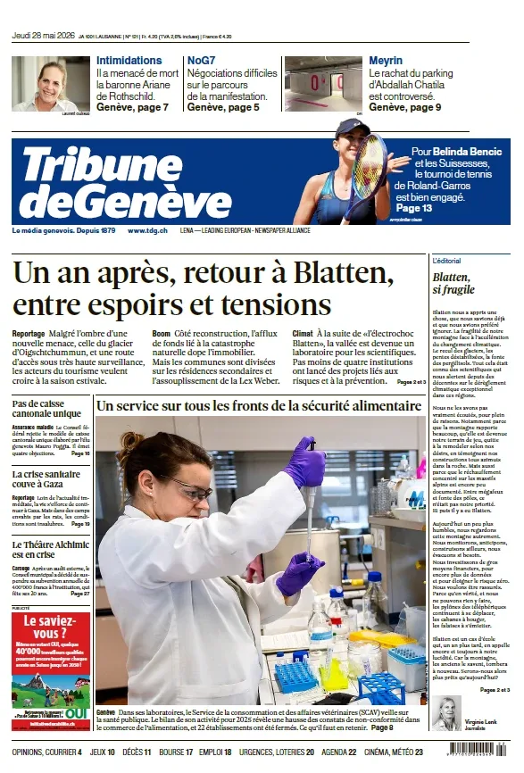 Tribune de Genève (28 Mai 2026)