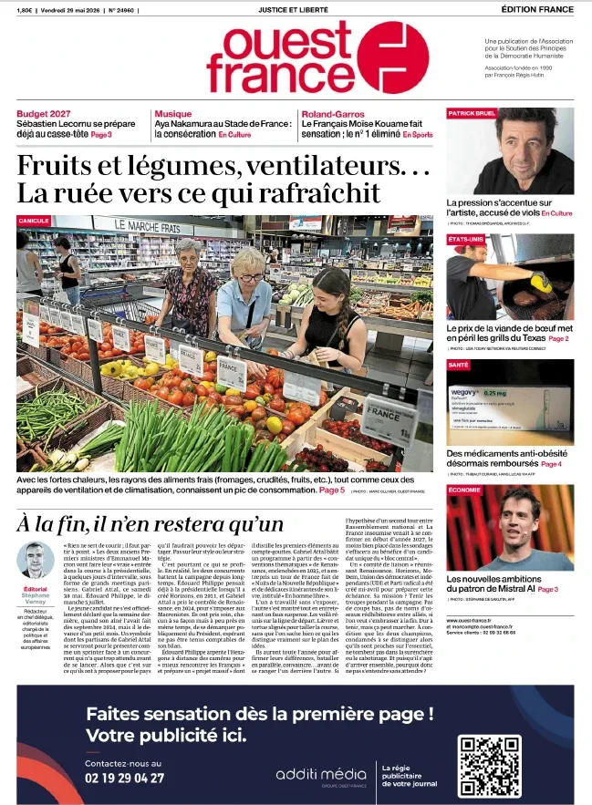 Ouest-France (29 Mai 2026)