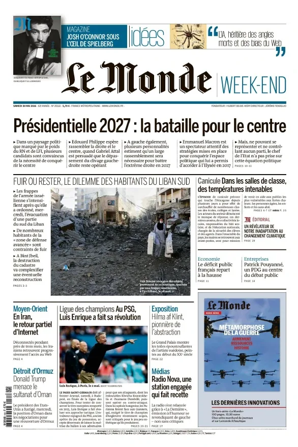 Le Monde (30 Mai 2026)
