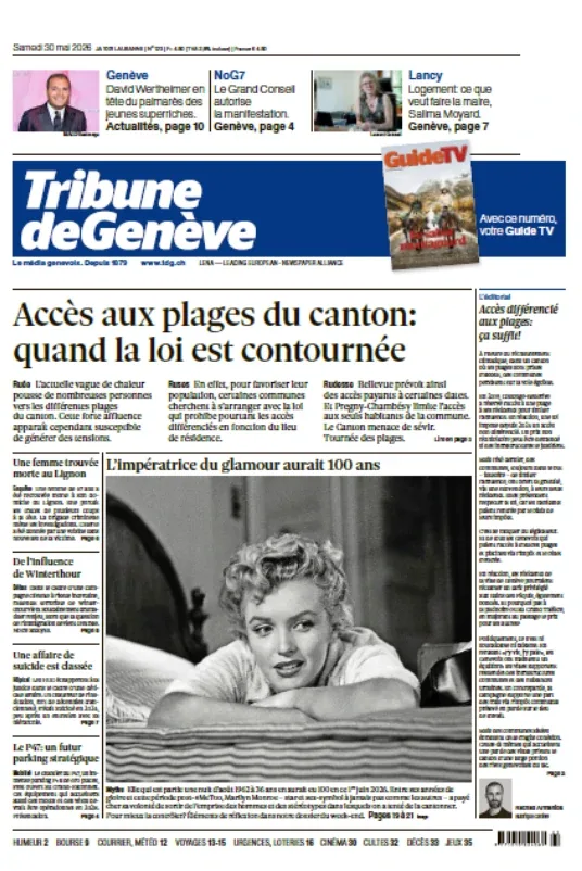 Tribune de Genève (30 Mai 2026)