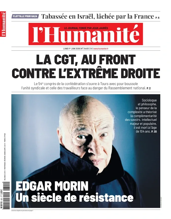 L'Humanité (01 Juin 2026)