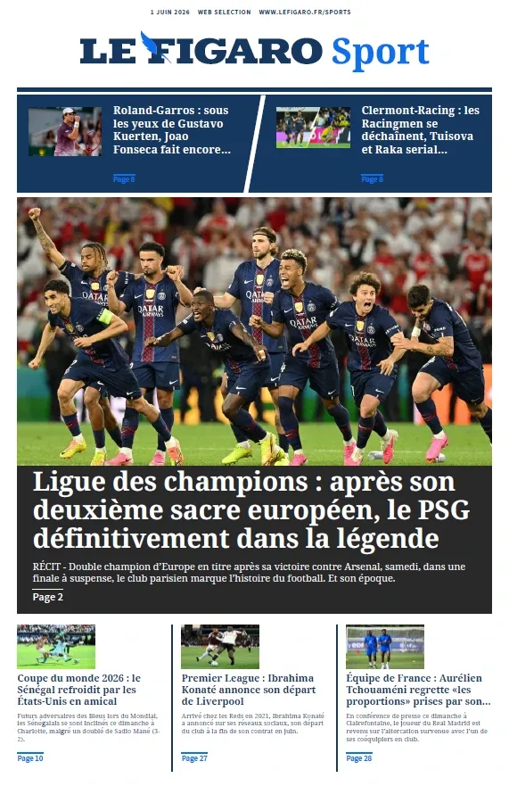 Le Figaro Sport (01 Juin 2026)