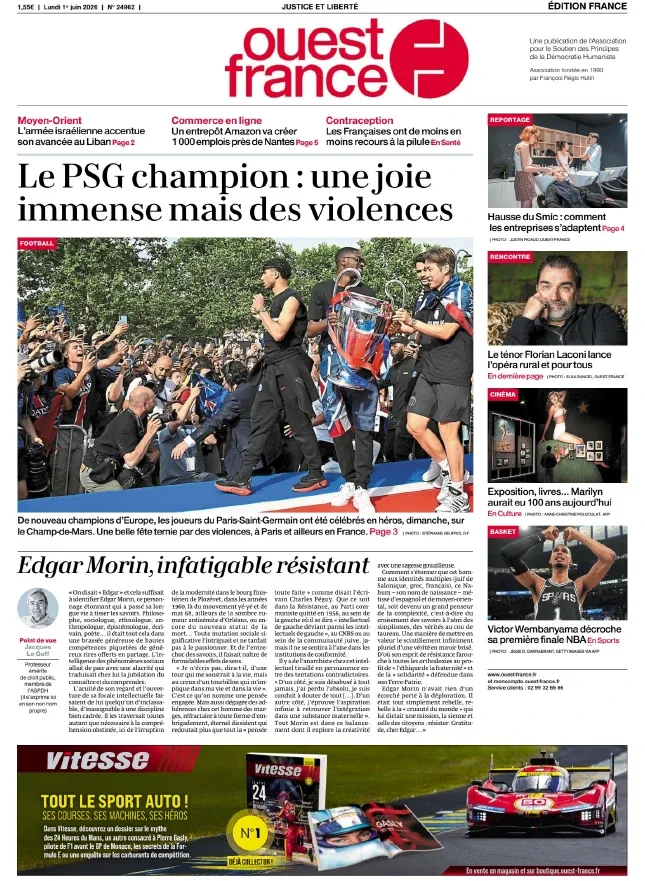 Ouest-France (01 Juin 2026)