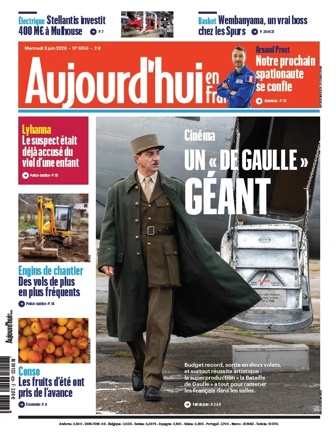 Aujourd'hui en France (03 Juin 2026)