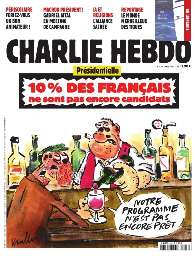 Charlie Hebdo N°1767 ( 03 Juin 2026 )