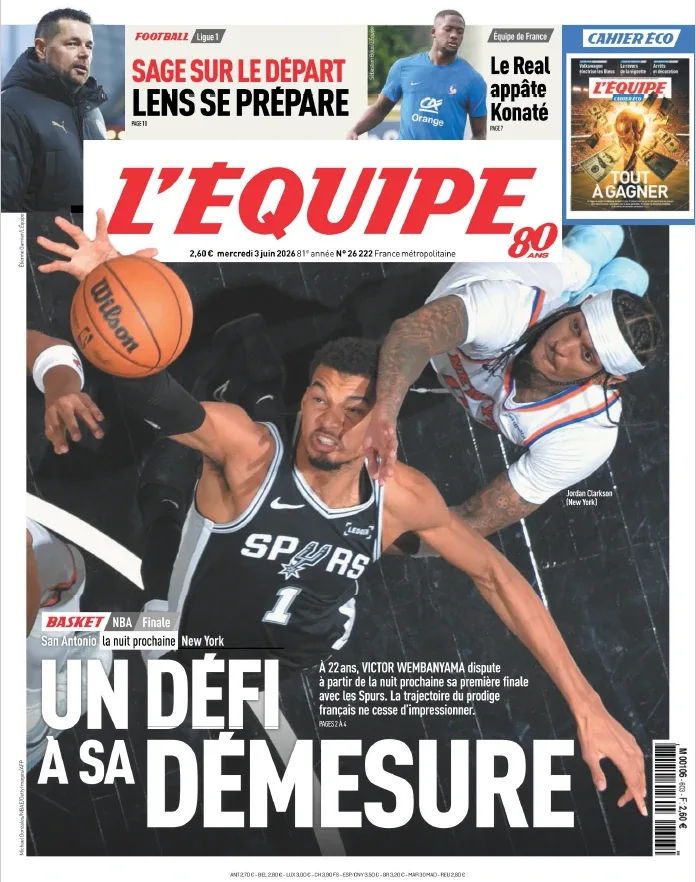 L'Équipe (03 Juin 2026)