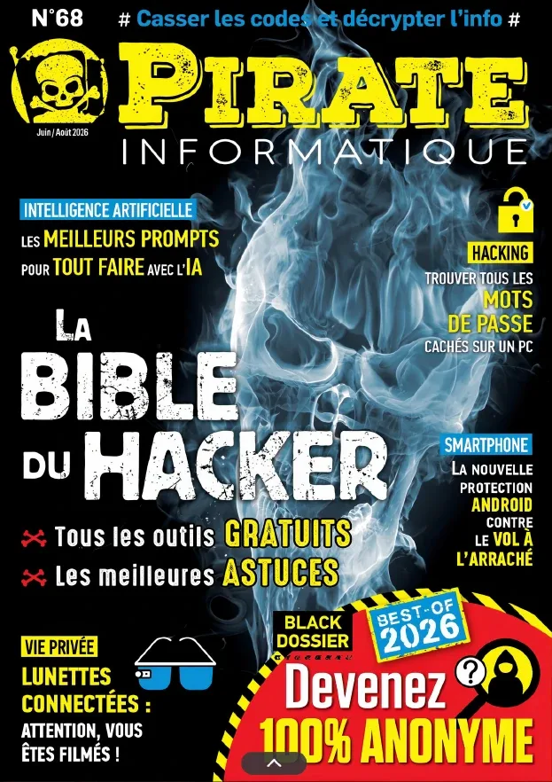 1001Ebooks - Pirate Informatique N°68 (Juin - Août 2026) Pirate Informatique N°68 (Juin - Août 2026)