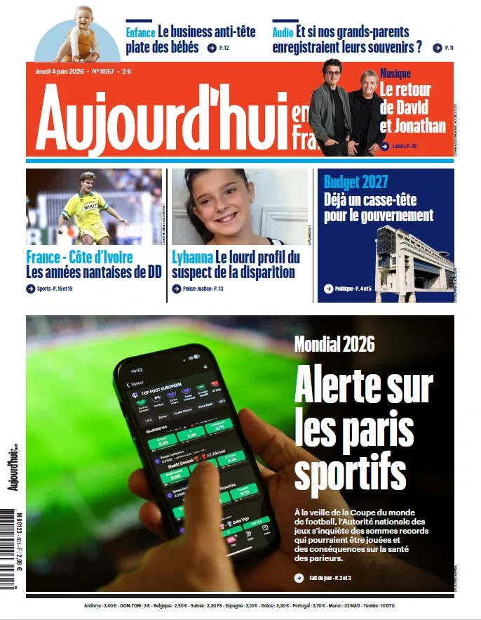 Aujourd'hui en France (04 Juin 2026)