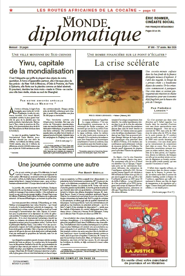 1001Ebooks - Le Monde diplomatique N°866 (Mai 2026) Le Monde diplomatique N°866 (Mai 2026)