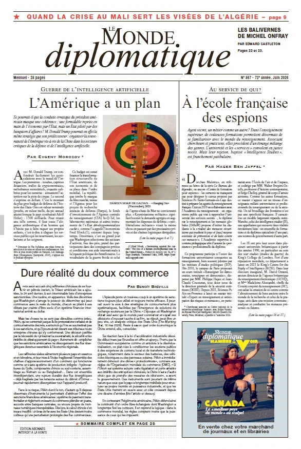 1001Ebooks - Le Monde diplomatique N°867 (Juin 2026) Le Monde diplomatique N°867 (Juin 2026)