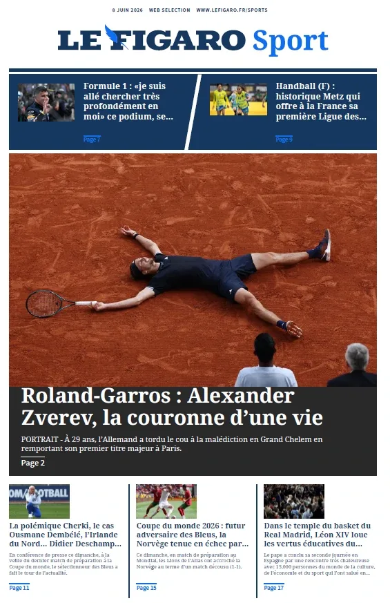 Le Figaro Sport (08 Juin 2026)