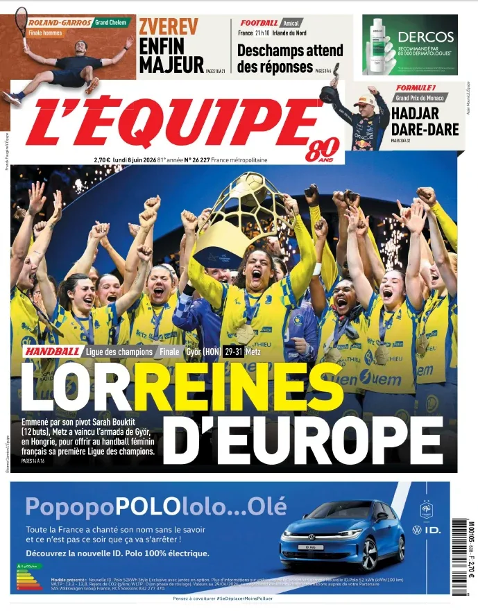 L'Équipe (08 Juin 2026)