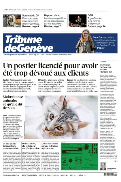 Tribune de Genève (08 Juin 2026)