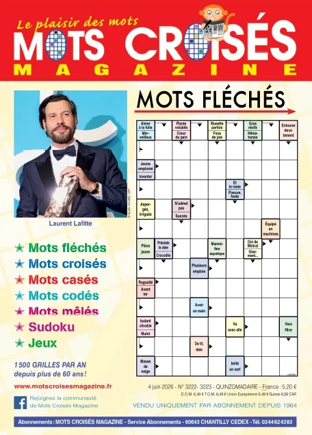 Mots Croisés Magazine N°3222-3223 (04 juin 2026)