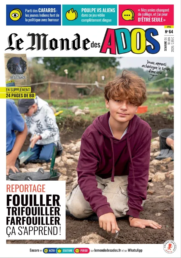 1001Ebooks - Le Monde des Ados N°64 (10 Juin 2026) Le Monde des Ados N°64 (10 Juin 2026)