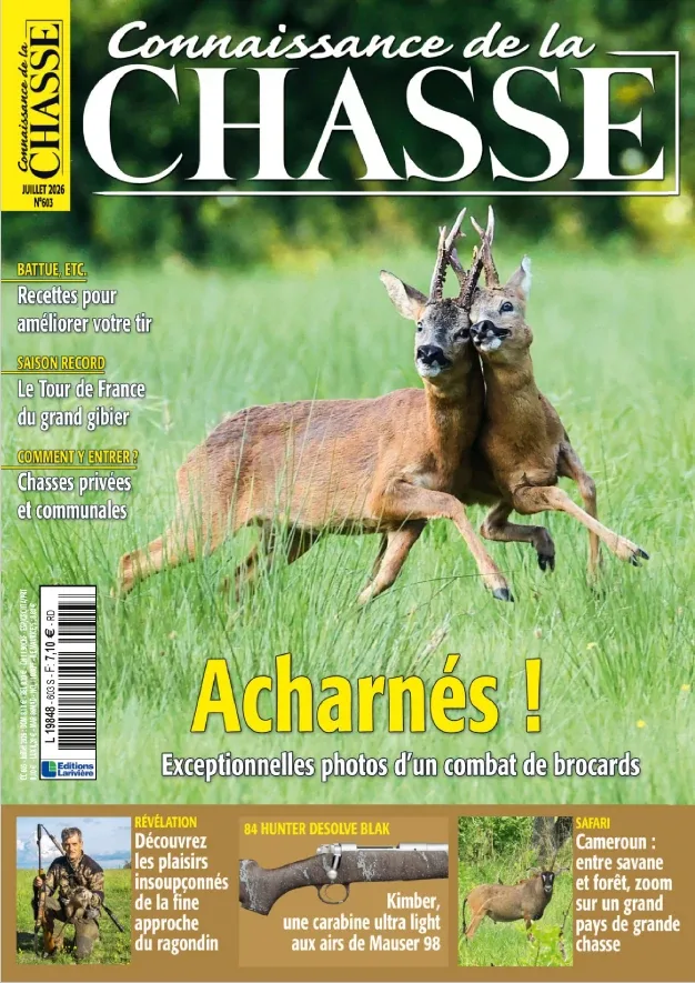 Connaissance de la Chasse N°603 (Juillet 2026)