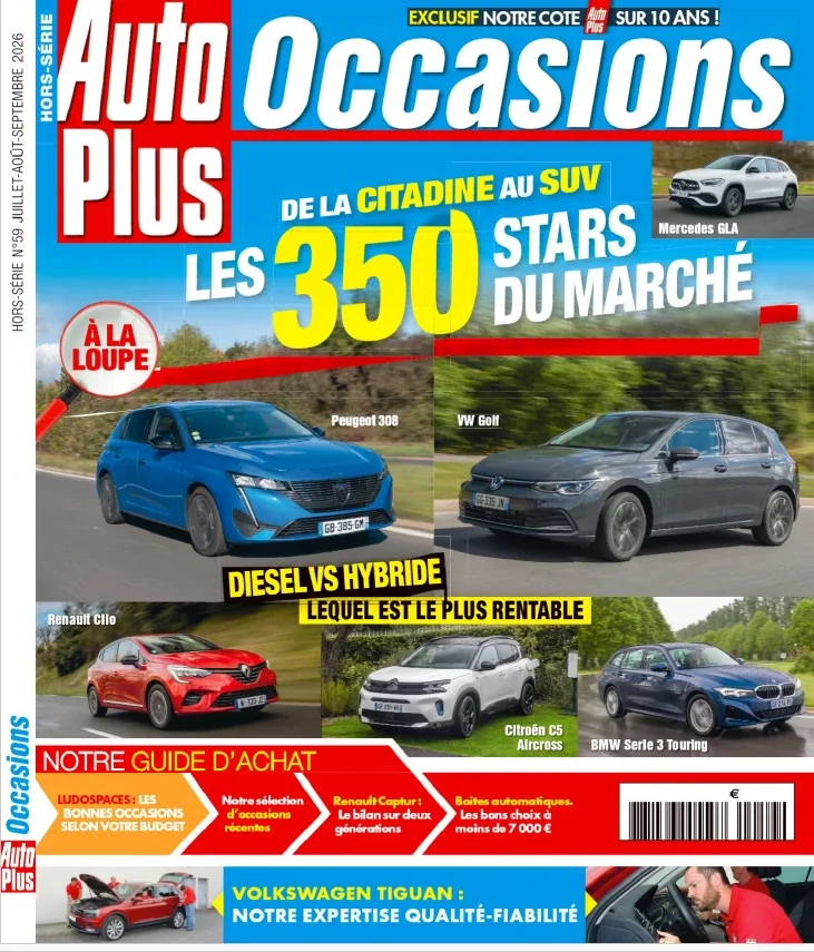 Auto Plus Occasions Hors-Série N°59 ( Juillet-Août-Septembre 2026 )